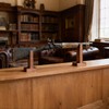 JUTSTJUKO Wood Gun Display Stands, V-shaped Top Rustic Wood Display