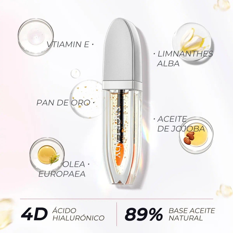 Sace Lady Aceite Labial Hidratante 4d Con Cambio De Color