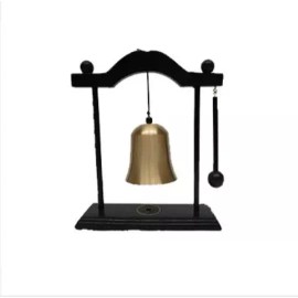 This Zen Art Brass Feng Shui Desktop Gong makes soothing sound with the attached