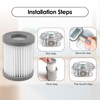 (8 Pack) M320 Replacement HEPA Filters Compatible with Lefant M320/