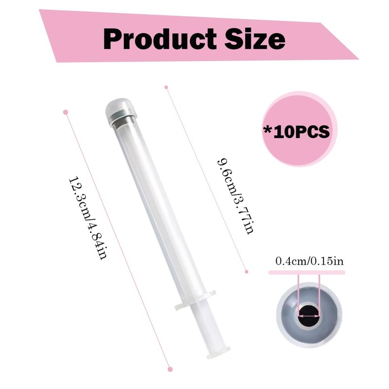 10 PCS Disposable Pessary Applicators Comfortable Lube Applicator Portable Lube