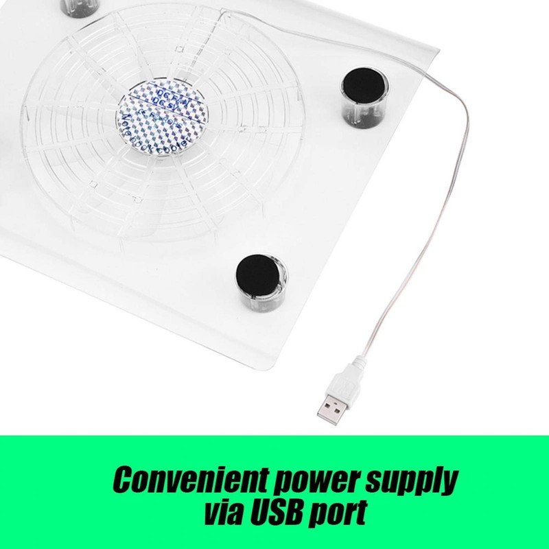Demeras Ultra Slim Notebook Fan Cooling Stand, Laptop Cooler Cooling