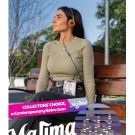 Bluetooth Cassette Player with FM Radio Transparent Design Portable Walkman Style Retro Audio Gift Supports USB or AA Power Vintage Headphones Included Nostalgic Music Lovers Collectors 80s 90s Vibes