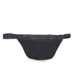 Lightweight Black Bumbag Waist Pack Money Bet for Travel or Festivals