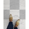 FloorPops 12-in by 12-in Langley Grey Peel and Stick Floor