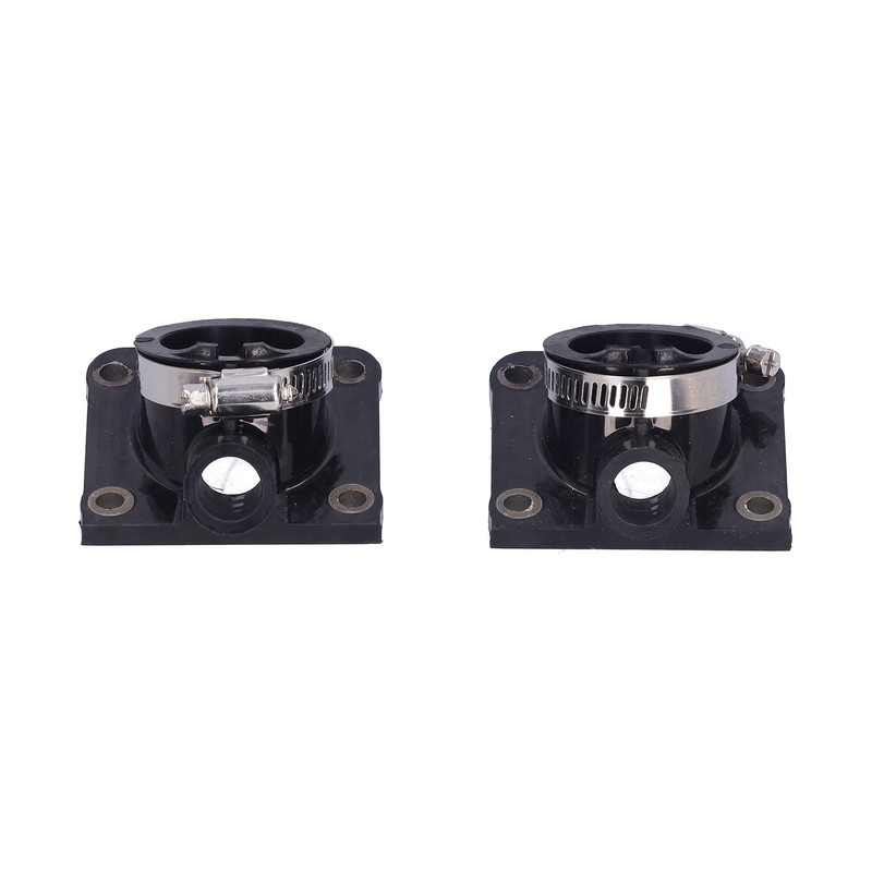 Pair of Carburetor Intake Manifold Boots Rubber Holder Replacement for