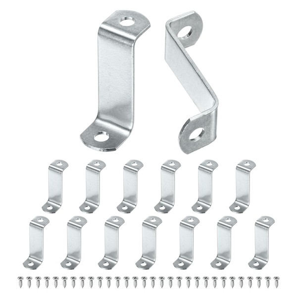 M METERXITY 15-Pack Offset Canvas Clips, 1.03" x 0.52" Clips