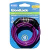 Wordlock 4 ft' 6mm WordLock. Flexible Steel Cable. Use Words