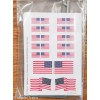 Walthers SceneMaster HO #949-4166 American Flags and Mailboxes 1:87th Scale