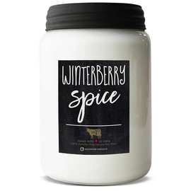Milkhouse Candles 26 Ounce Jar Candle - Winterberry Spice