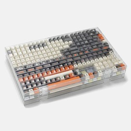 Transparent Keycaps Storage Box Acrylic Collection with Cover for OEM Cherry XDA ZDA DSA SA Profile Acrylic case Mechanical Keyboard Cover