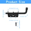 Hordion 2Pcs 5 Inch Spring Loaded Gate Latch Bolt, Stainless