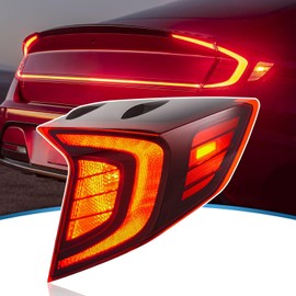 TTUN AUTO Tail Light for Hyundai Sonata 2020-2022 Lamp Replacement Full LED 92401-L0100 92402-L0100 High-low interchangeable(Passenger Side)