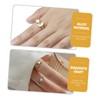 FOMIYES Open Ring Aesthetic Star Moon Ring for Women Statement