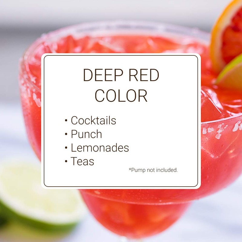 Monin - Hibiscus Syrup, Unique Floral Flavor, Great for Cocktails,