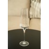DIAMANTE Crystal Champagne Flutes 'Mirage' - Set of 2 Optic