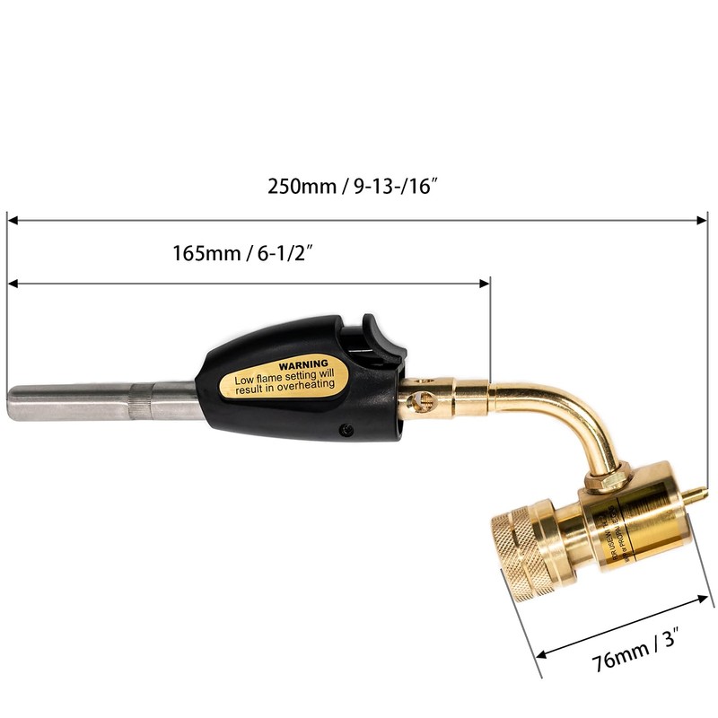 Turbo Torch Tips, Self Lighting, Gas Self Electronic Ignition Turbo