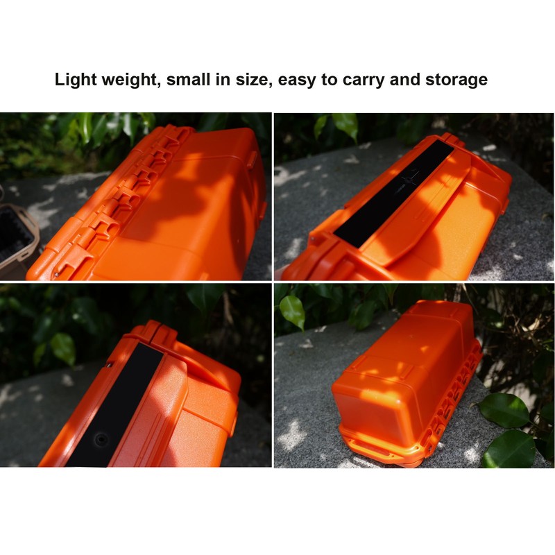Outdoor Waterproof Tool Storage Case Shockproof Gear Carrying Box Container