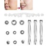 Stainless Steel Microdermabrasion Dermabrasion Tips Accessory Set for Acne Blackhead