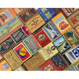 Springbok's 500 Piece Jigsaw Puzzle Matchbox Railroad - Made in USA