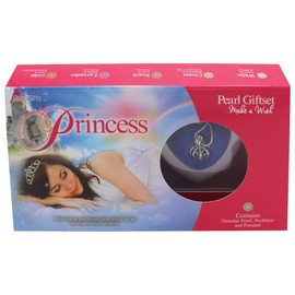 Wish Pearl Kit Creations Kit, Pendant Necklace, Cultured Pearl Oyster Necklace with Box Pearl in Oyster for Girl Women - Princess 2280