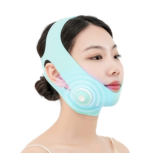 EMS Facial Device, Fast for Age Skin, V-Face, Face Belt, Self Beauty, Double Chin, Face Line, Slimming Face, 4 Modes, Beauty Appliances, Breathable, Unisex, Remote Control Included