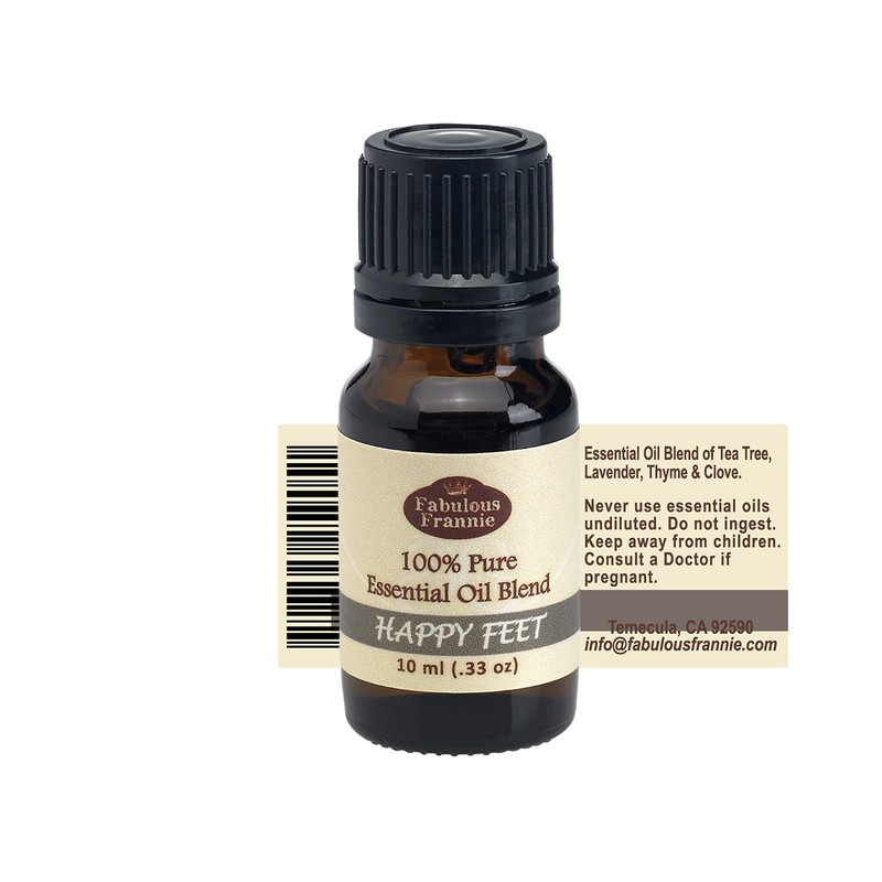 Fabulous Frannie Happy Feet Pure Essential Oil Blend Tea Tree,