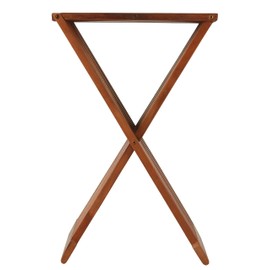Bare Decor Leaf Folding Counterstool in Solid Teak Wood 24" high,Brown