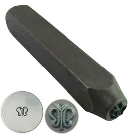6mm Plain Butterfly Punch Metal Stamp Tool (70)