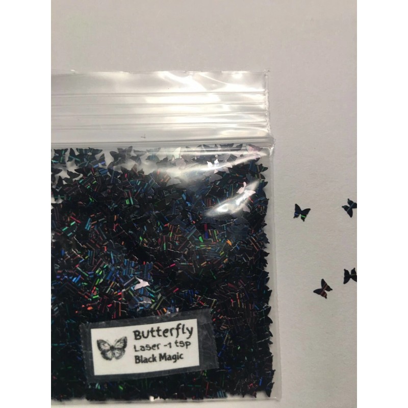 the glitters world V-Day Solvent Resistant LOVE BUTTERFLY shape-Laser-Gl -