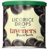Taveners Licorice Drops, 200g 7.05 Ounce Tin