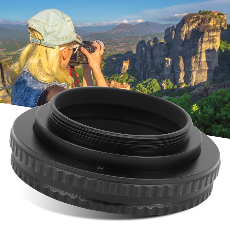NEWYI M42‑M42 10‑15.5mm Aluminium Alloy Refit Amplification Lens Macro Lens