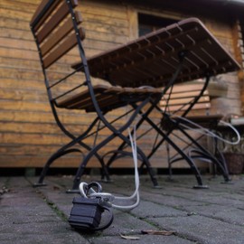 Drahtseile24 Steel Cable Lock, Loop Cable with Lock, Anti-Theft Device for Garden Furniture and Patio Furniture, Thickness: 3 mm (2 to 3), Length: 3 m