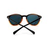 SAMBA SHADES Polarized Round Verona Horned Rim Sunglasses with Black