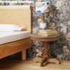 Odoria Dollhouse Side Table Miniature: 1/12 Scale End Table Round