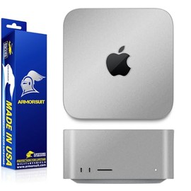 ArmorSuit MilitaryShield Aluminum Satin Skin Vinyl Wrap for Apple Mac Studio