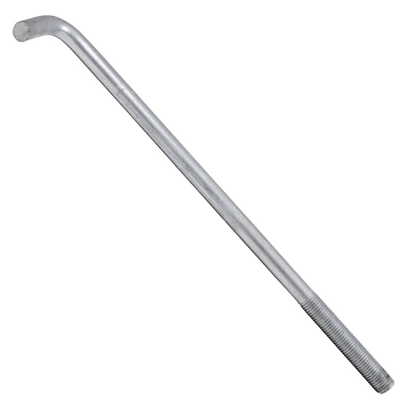 1"-8 x 24 L-Bolt Concrete Anchor Bolt - Hot Dip
