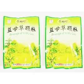 Chinese Herbal Tea,Yi Mu Cao Traditional Chinese Herbal Beverage, 160g,2 Pack 益母草顆粒