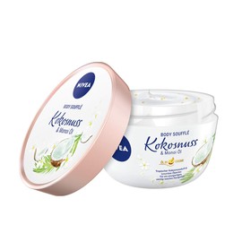 NIVEA Body Soufflé Coconut & Monoi Oil (200 ml), Body Care for 24h Moisture, Lotion for Dry and Very Dry Skin