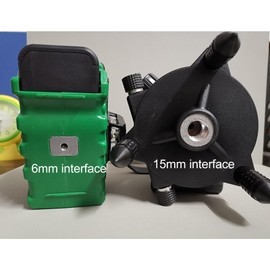 Leveling Adapter, 360 Degree Rotation, Adjustable Support Level, Ceiling Mount with Plastic Clamp for Wall and Ceiling Mounting