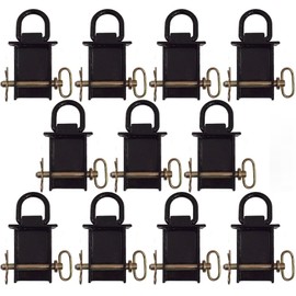 10 New Heavy Duty Flatbed Trailer Removable D-Ring Stake Pocket Rated 12,000 lbs.