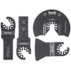 kwb Multitool Accessories in 4-Piece Set, CV Dive 28 mm,