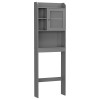 SEGAWE Modern Over The Toilet Space Saver Wooden Storage Cabinet