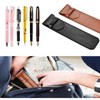 2 PCS Leather Pen Holder Handmade Protective Pen Case Portable