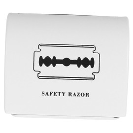 MERRYHAPY Box Shaver Blade Disposal Holder Durable Blade Disposal Box for Clean and Organized Bathroom Sealed Container to Prevent Moisture and Dust Elegant Design for Daily Use