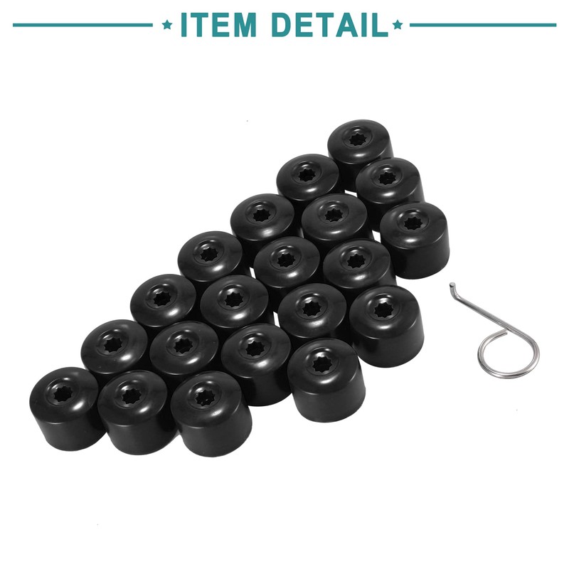 ACROPIX 17mm Hexagon 21mm Round Wheel Lock Lug Bolt Nut