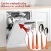 Onlycooker 20-Piece Orange Silverware Set 18/0 Stainless Steel Flatware Orange