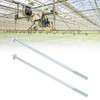20Pcs M6x160 Long Screw Iron Hex Flange Threaded Bolt Fastener
