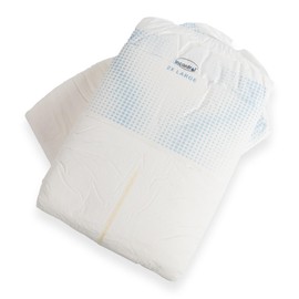 InControl BeDry EliteCare Incontinence Tabbed Briefs for Women and Men - Adjustable Unisex Maximum Absorbency Disposable Diapers with Whiff-X Odor Elimination Technology (Small, 2 Count)