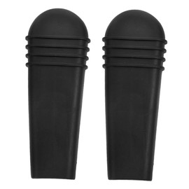 Healvian 2 x Wheelchair Brake Lever Covers, Wheelchair PVC Brake Handle Replacement Parts, Easy Installation, Black, for Wheelchair, 8 x 3 x 1 cm